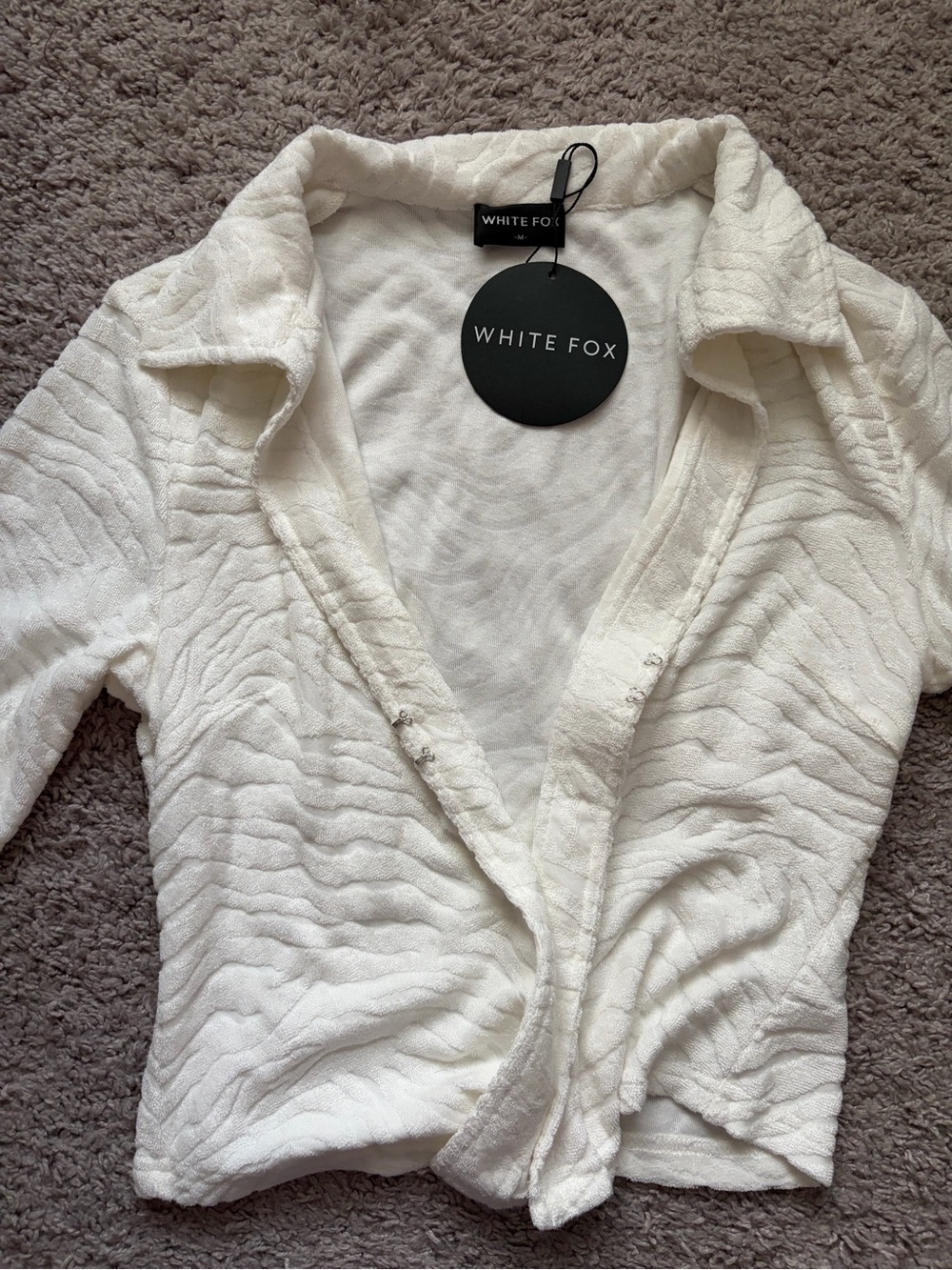 White Fox Cream Textured Set - Picture 7 of 10